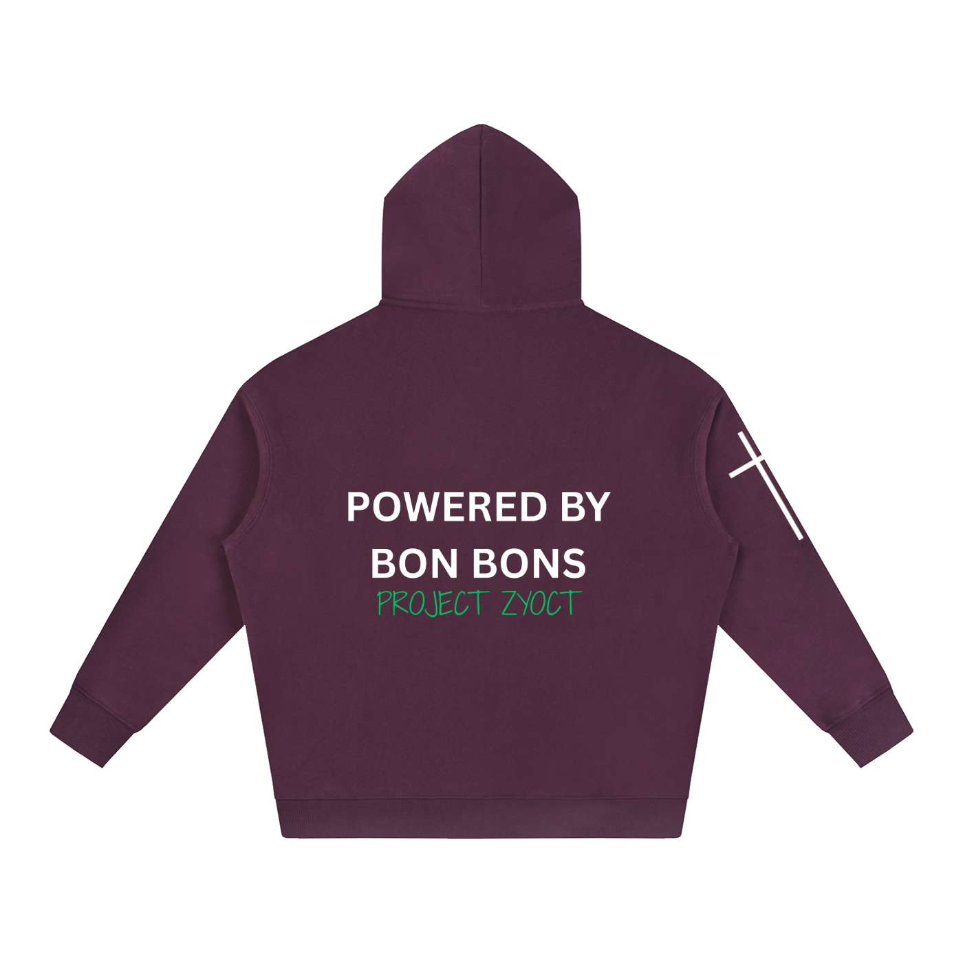 "Powered by Bon Bons" Oversize Hoodie