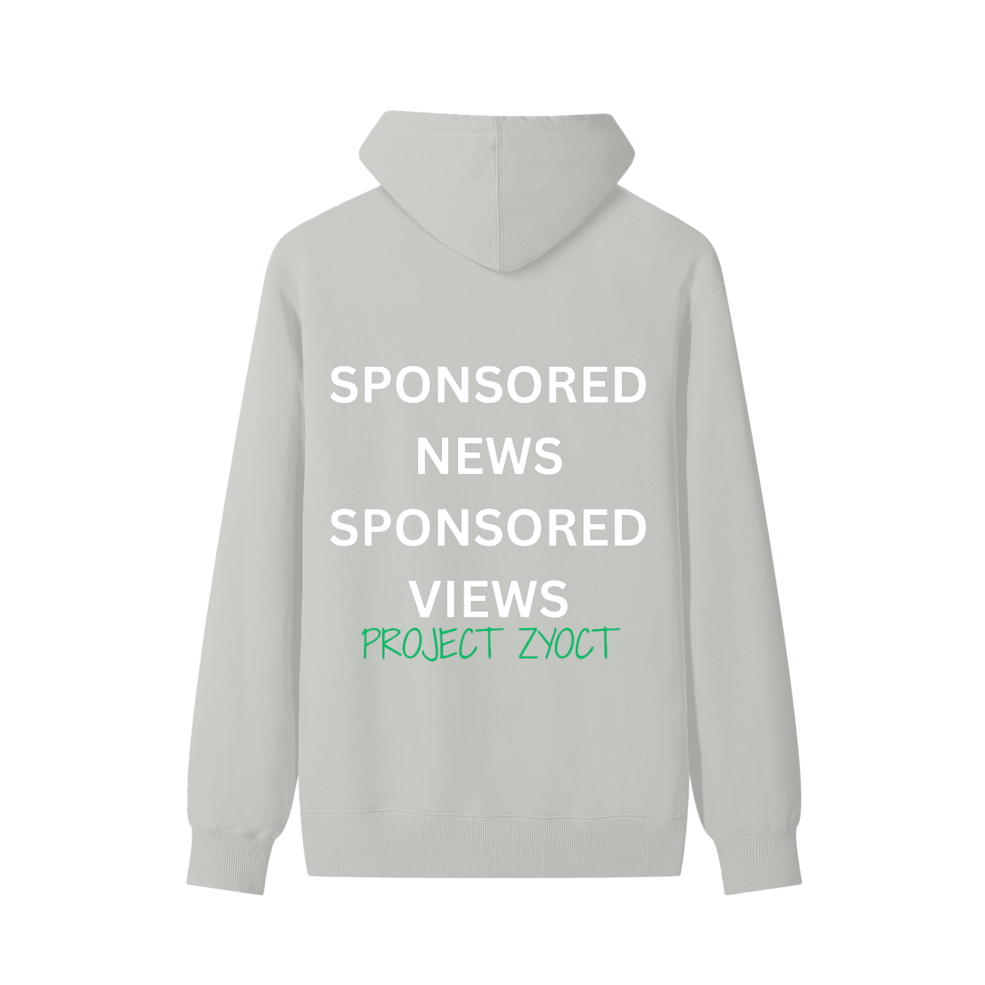 "Sponsored News Sponsored Views" Classic Cotton Hoodie