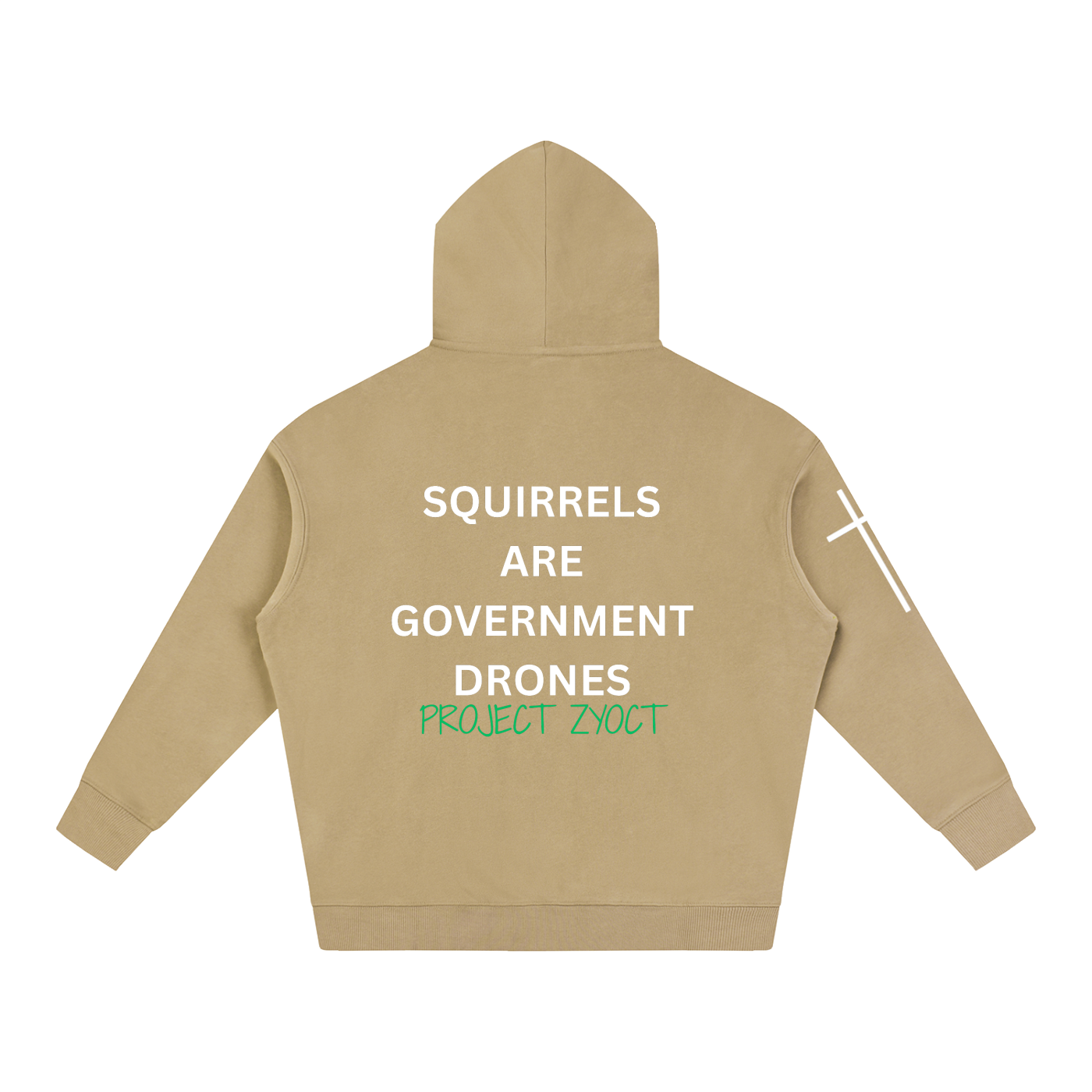 "Squirrels Are Government Drones" Oversize Hoodie